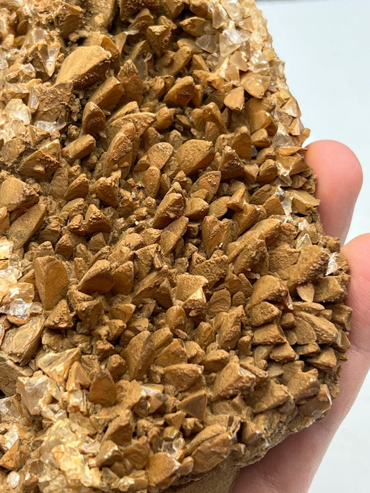 Large Size, Orange Crystal Calcite, From Turkey