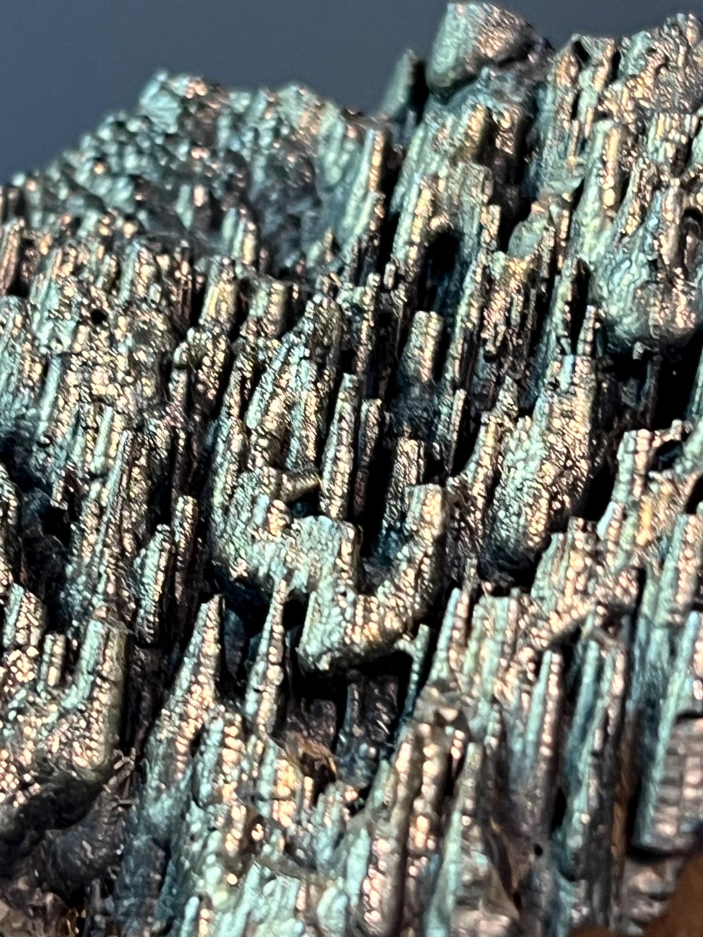 "Museum Grade" Golden Color Stalactite Goethite - Crystal Gemstone AE