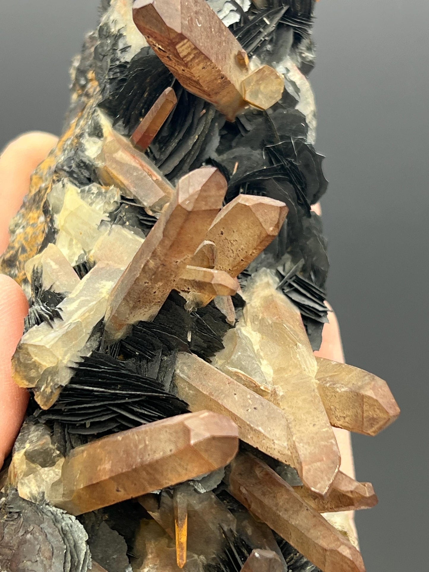Rose Hematite Quartz, From China