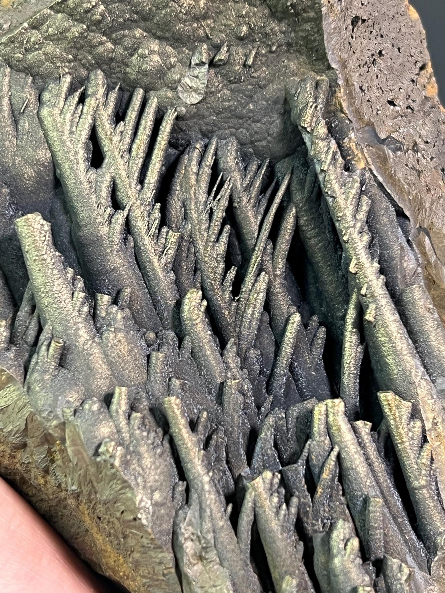 Museum Quality Very Special Golden Color Stalactite Goethite - Crystal Gemstone AE