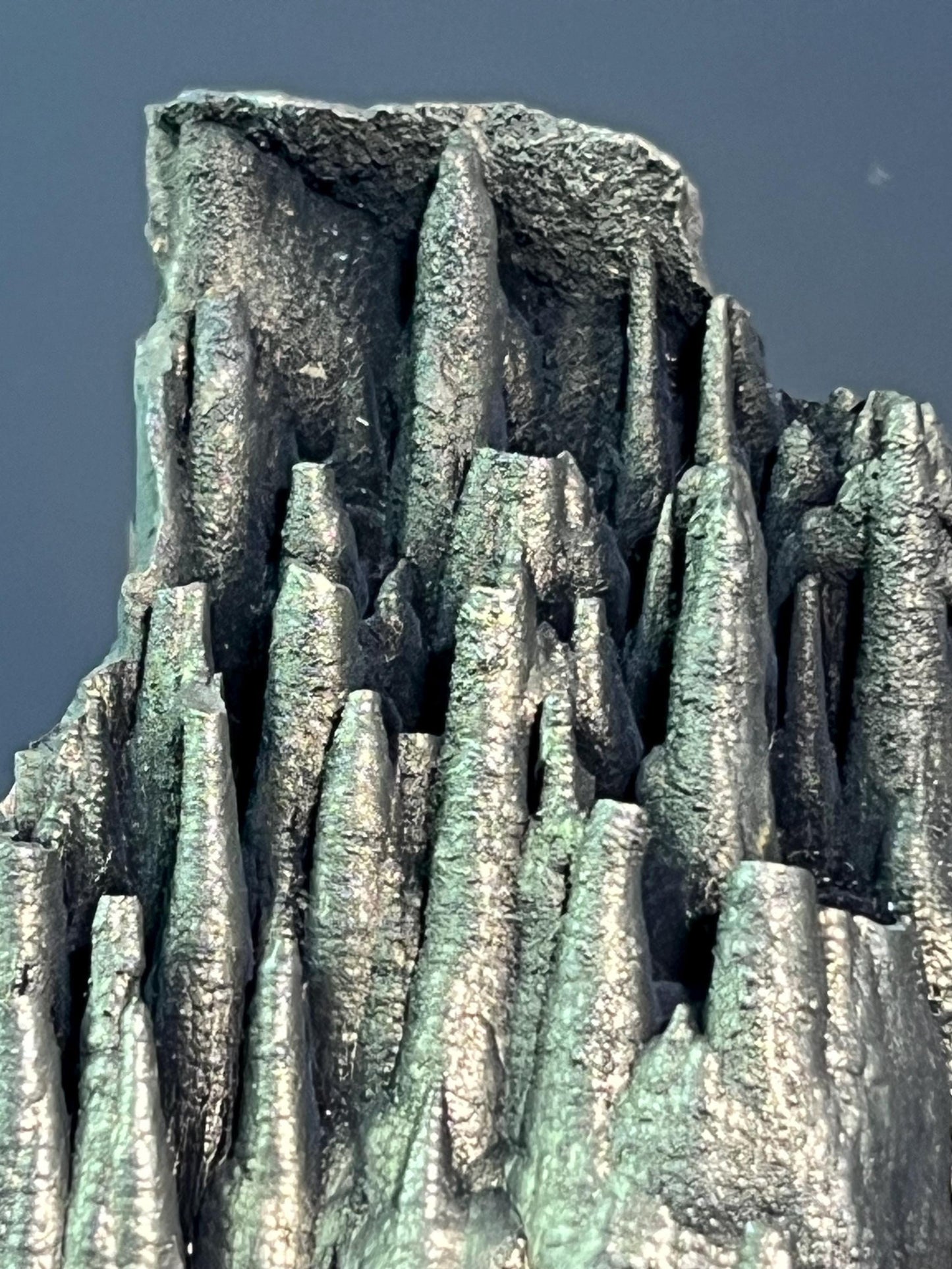 "Museum Grade" Golden Color Stalactite Goethite - Crystal Gemstone AE