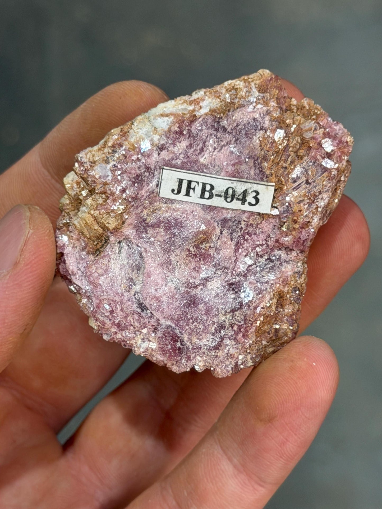 Pink Lepidolite Specimen