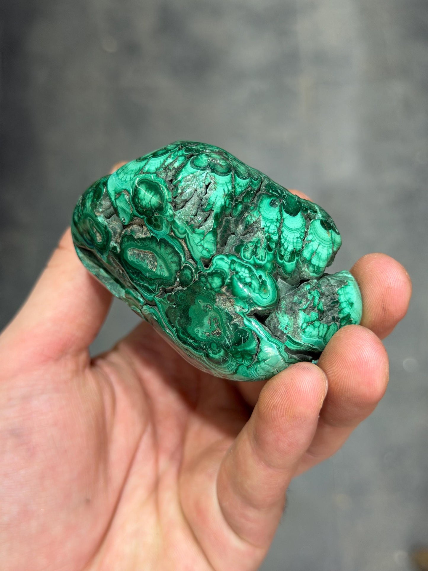 Polished Malachite And Chrysocolla Specimen