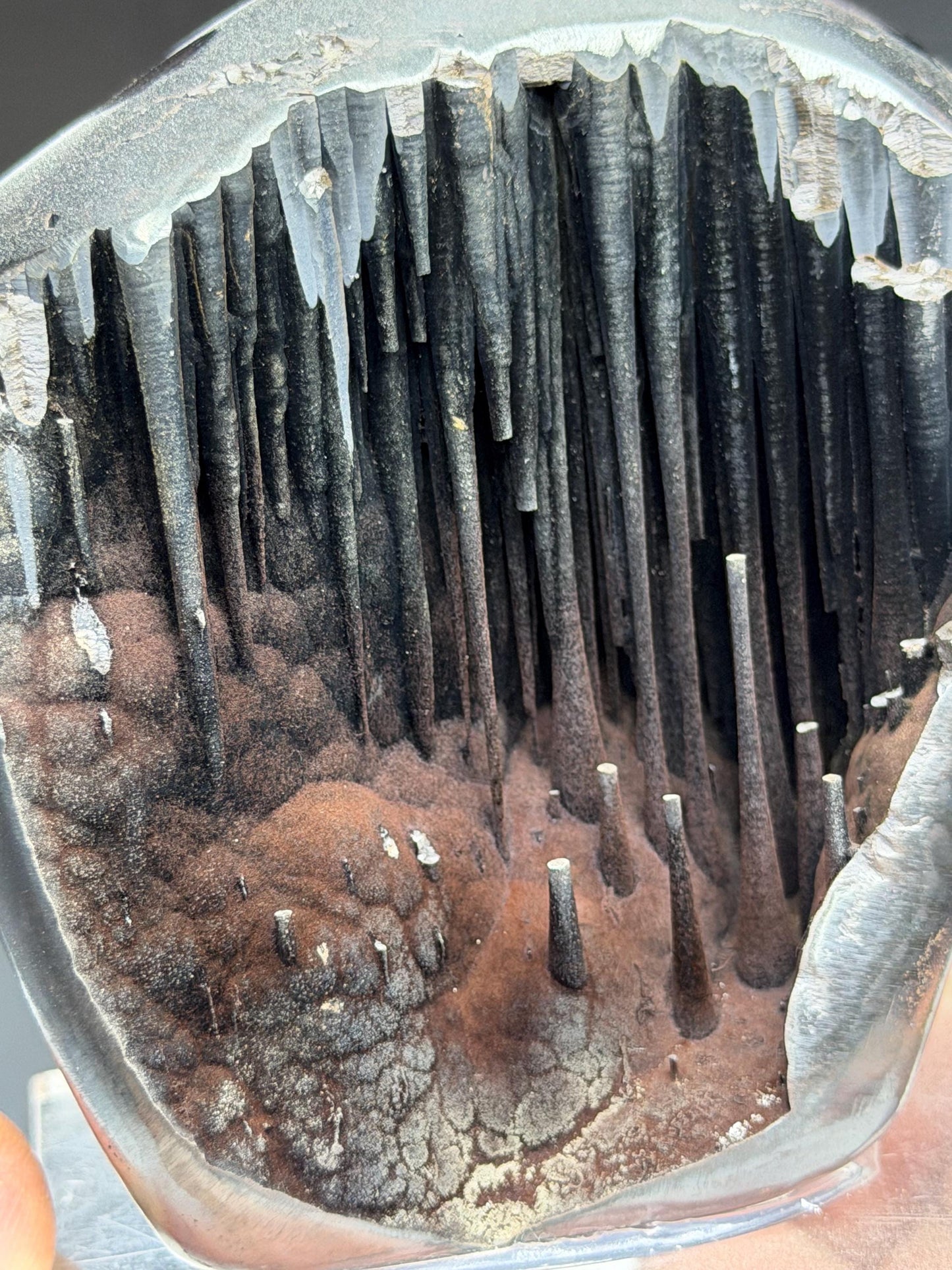 Museum Grade! Extra Special, Limonite With Stalactite Goethite, For Special Collection
