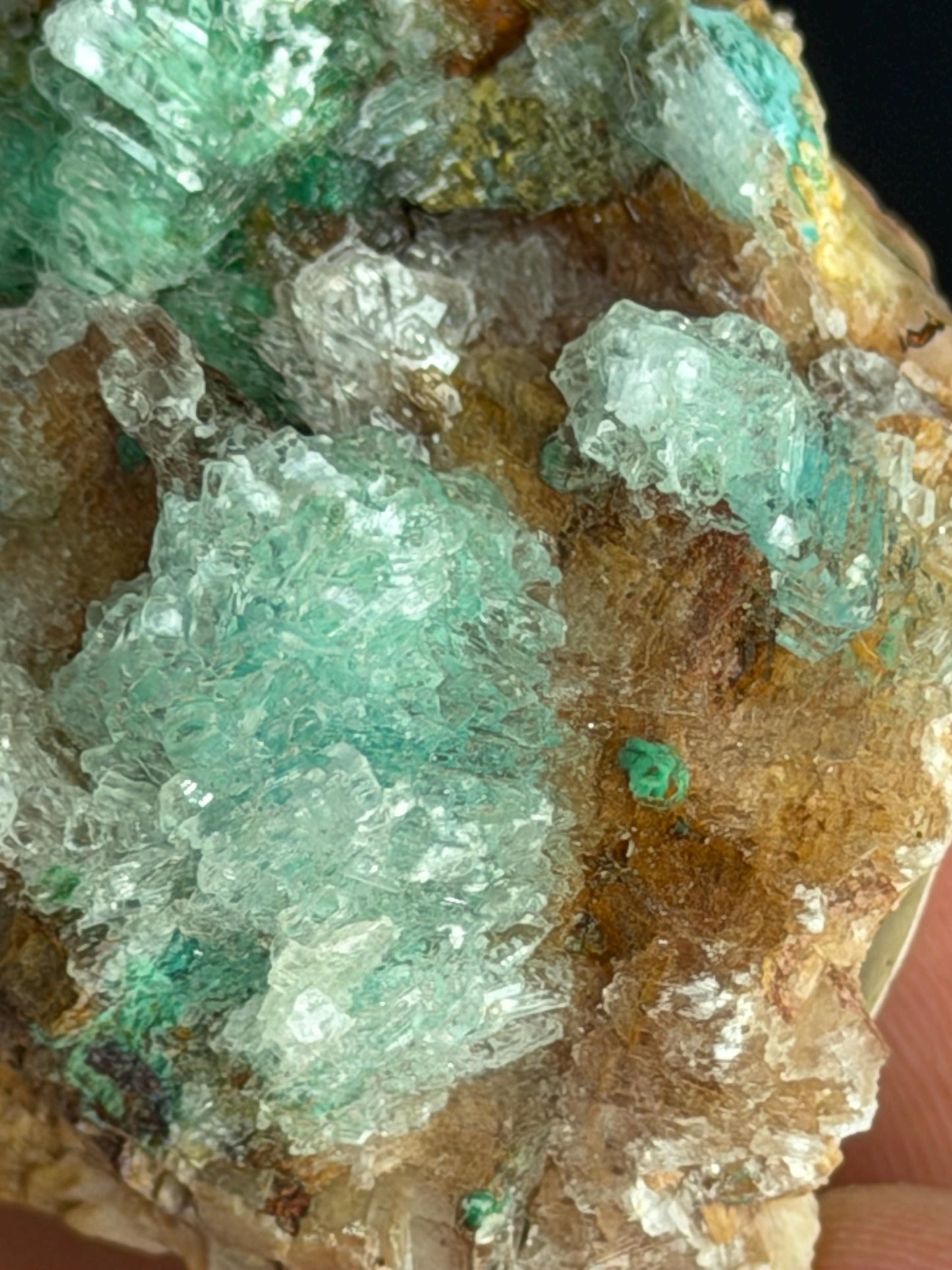 Rosasite Crystal Specimen