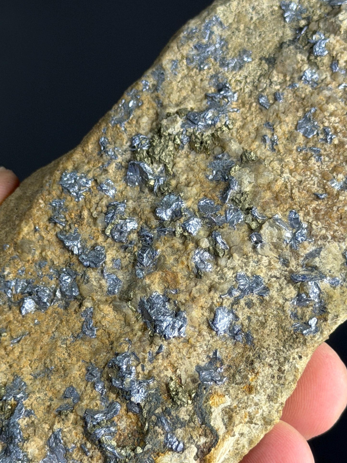 Molybdenite With Chalcopyrite