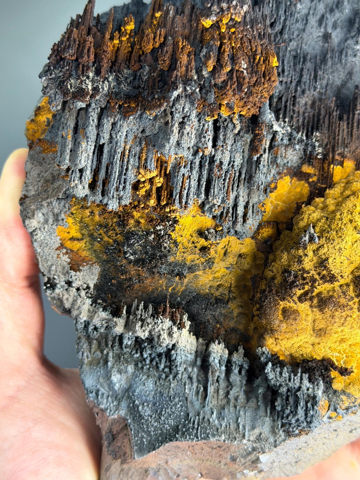 Museum Quality! Limonite And Specularite With Stalactite Goethite, For Special Collection