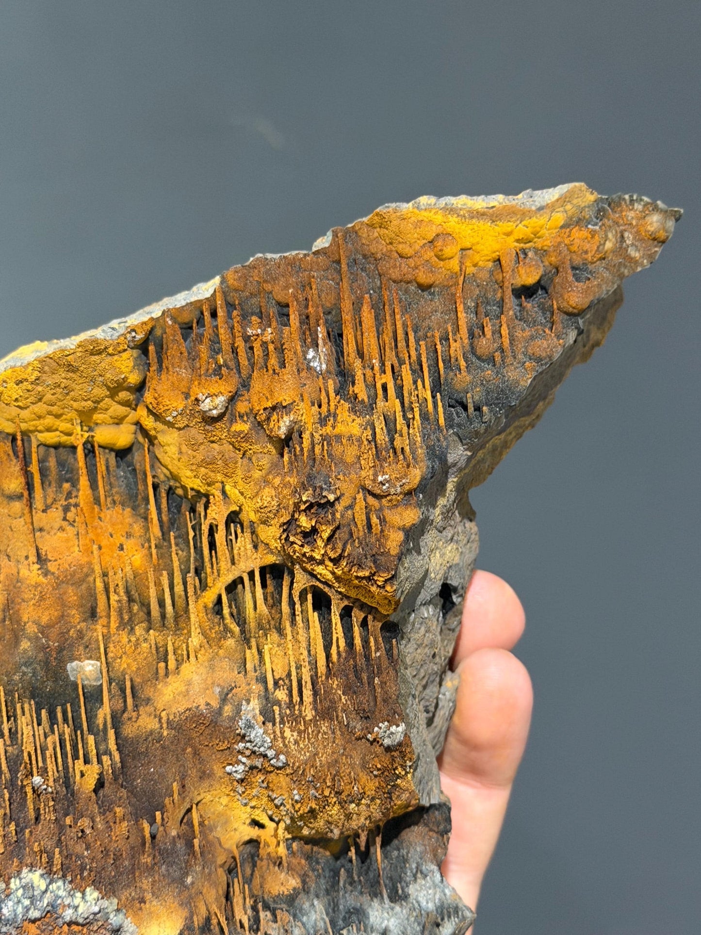 Museum Quality, Limonite With Stalactite Bridges Style Goethite, For Special Collection