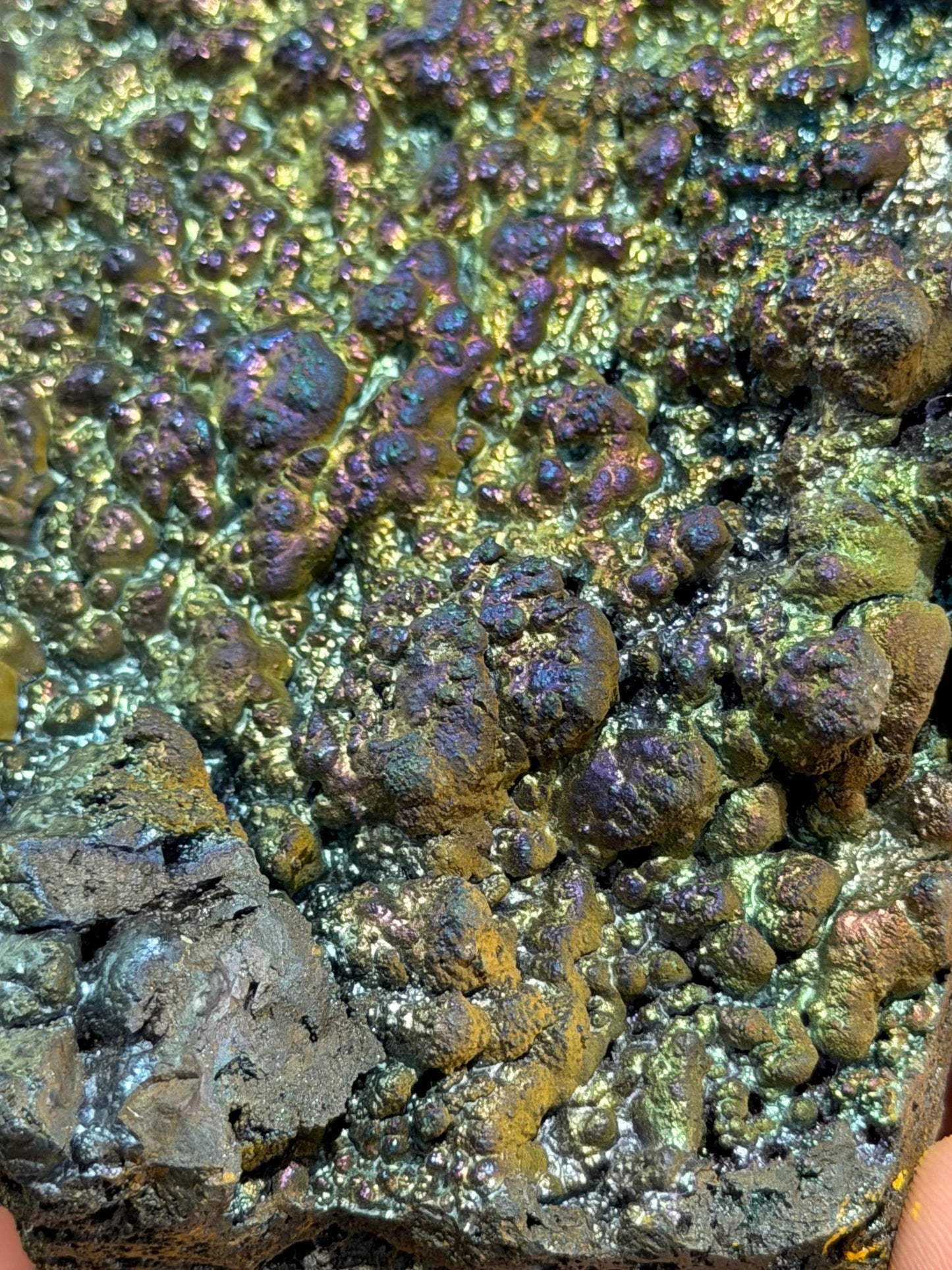 Showy Beauty! Natural Colourful Goethite Mineral