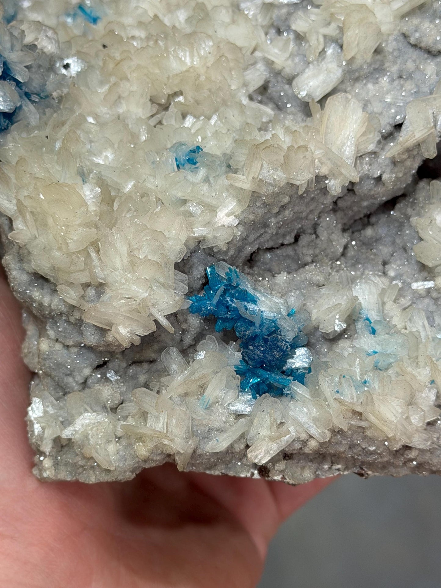 Museum Quality, Cavansite On Stilbite