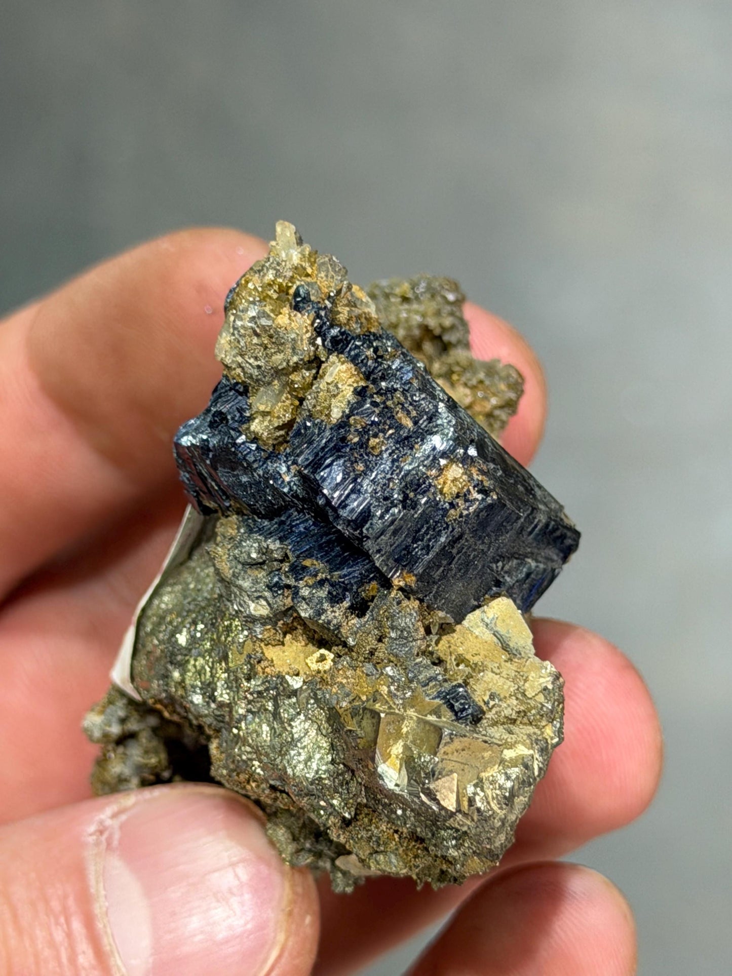 Super Rare!! Vivianite And Childrenite