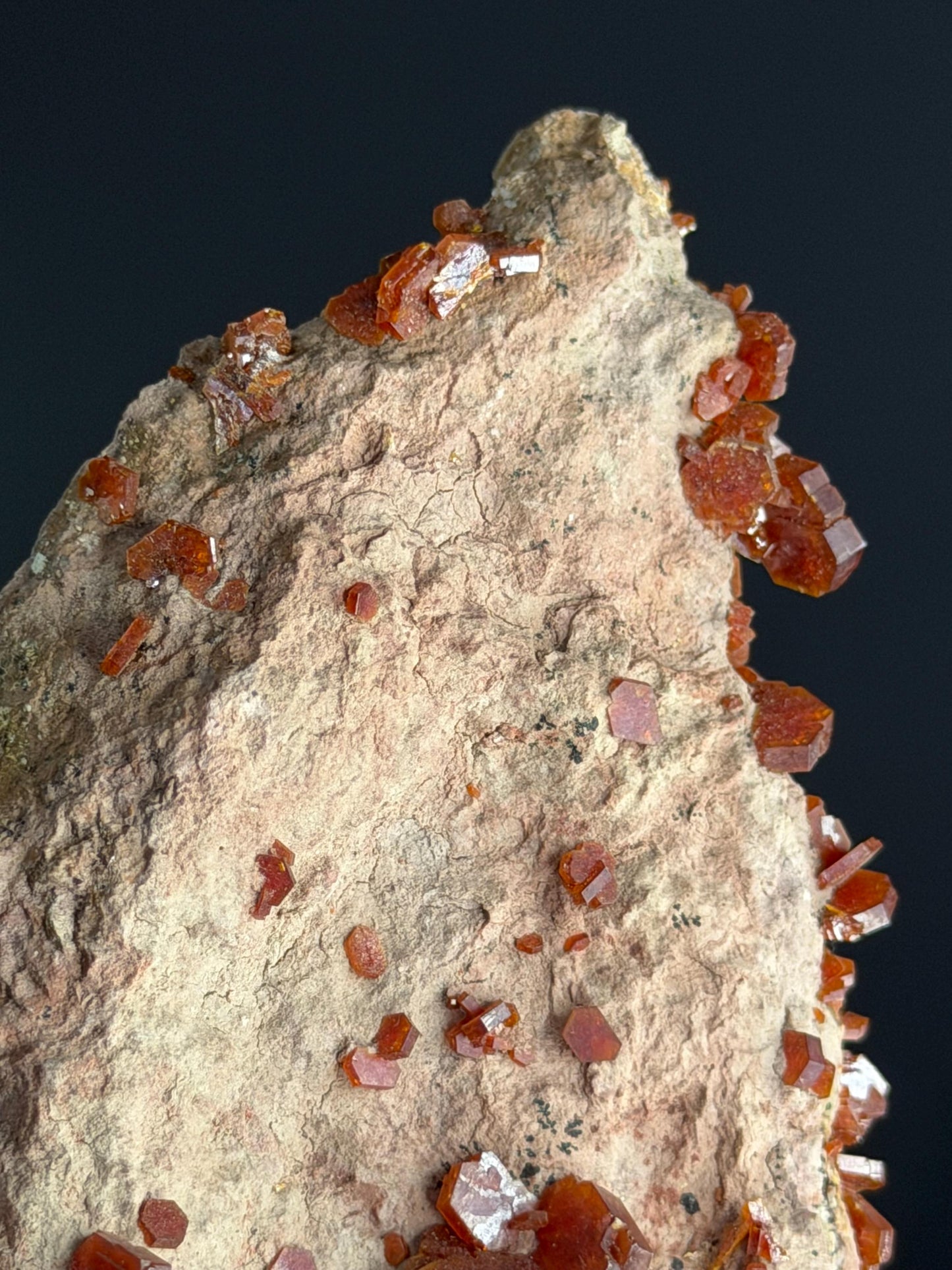 Vanadinite Crystals On Matrix