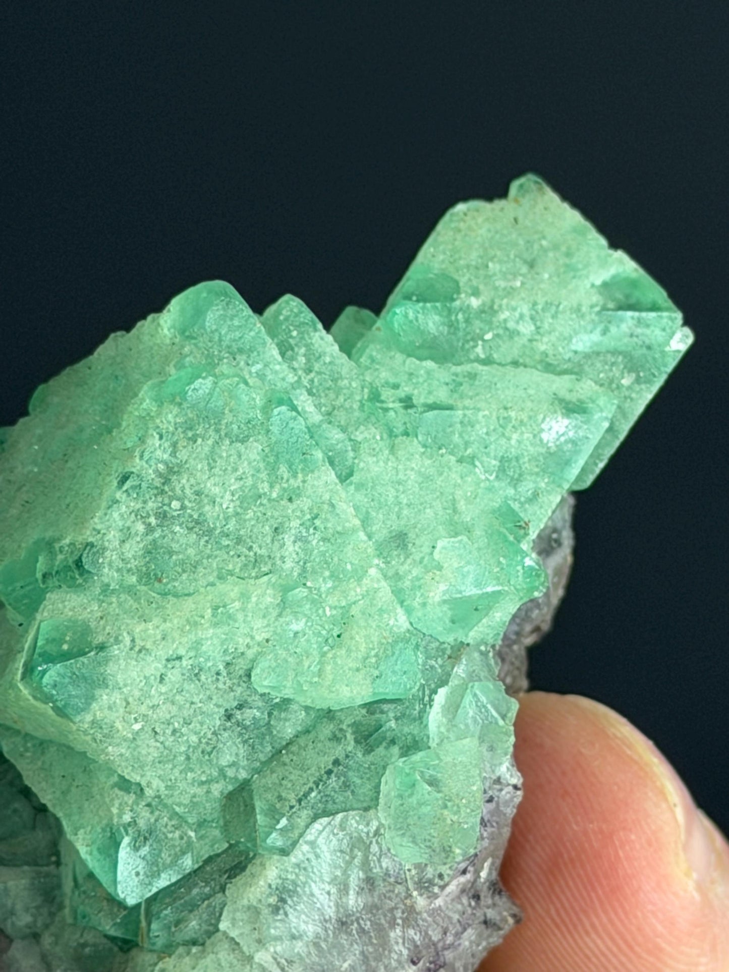 Purple And Green Fluorite