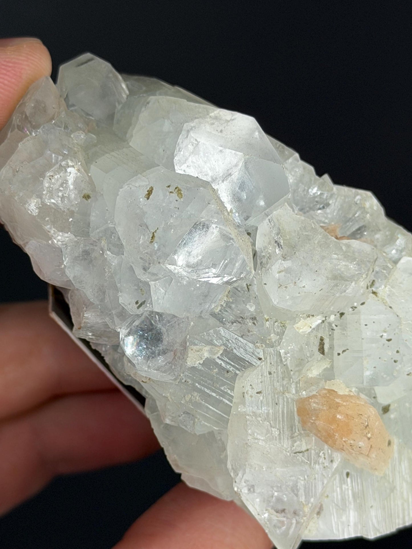 Stilbite Xl. With Apophyllite Xls.