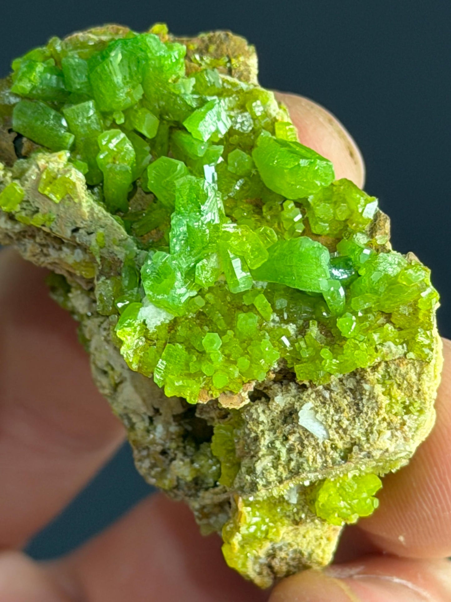 Green Pyromorphite Crystal