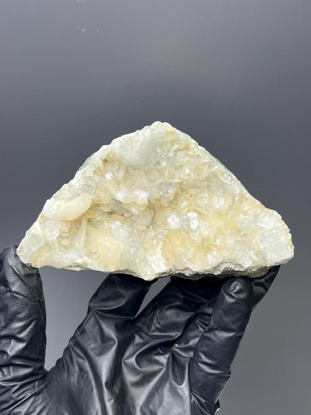 Fluorapophyllite And Apophyllite With Stilbite - Crystal Gemstone AE 