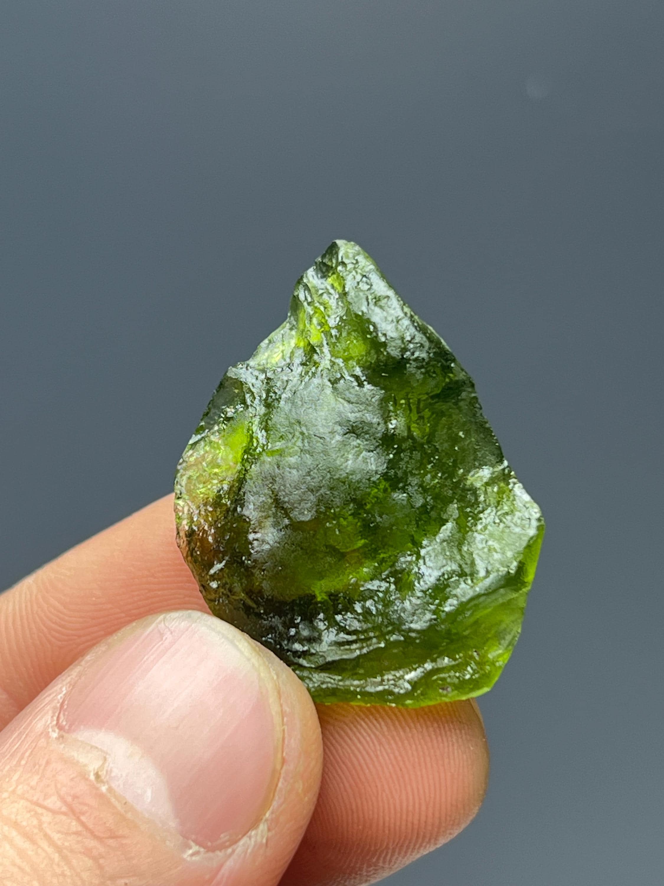 2 Pieces Moldavite Specimens - Crystal Gemstone AE 