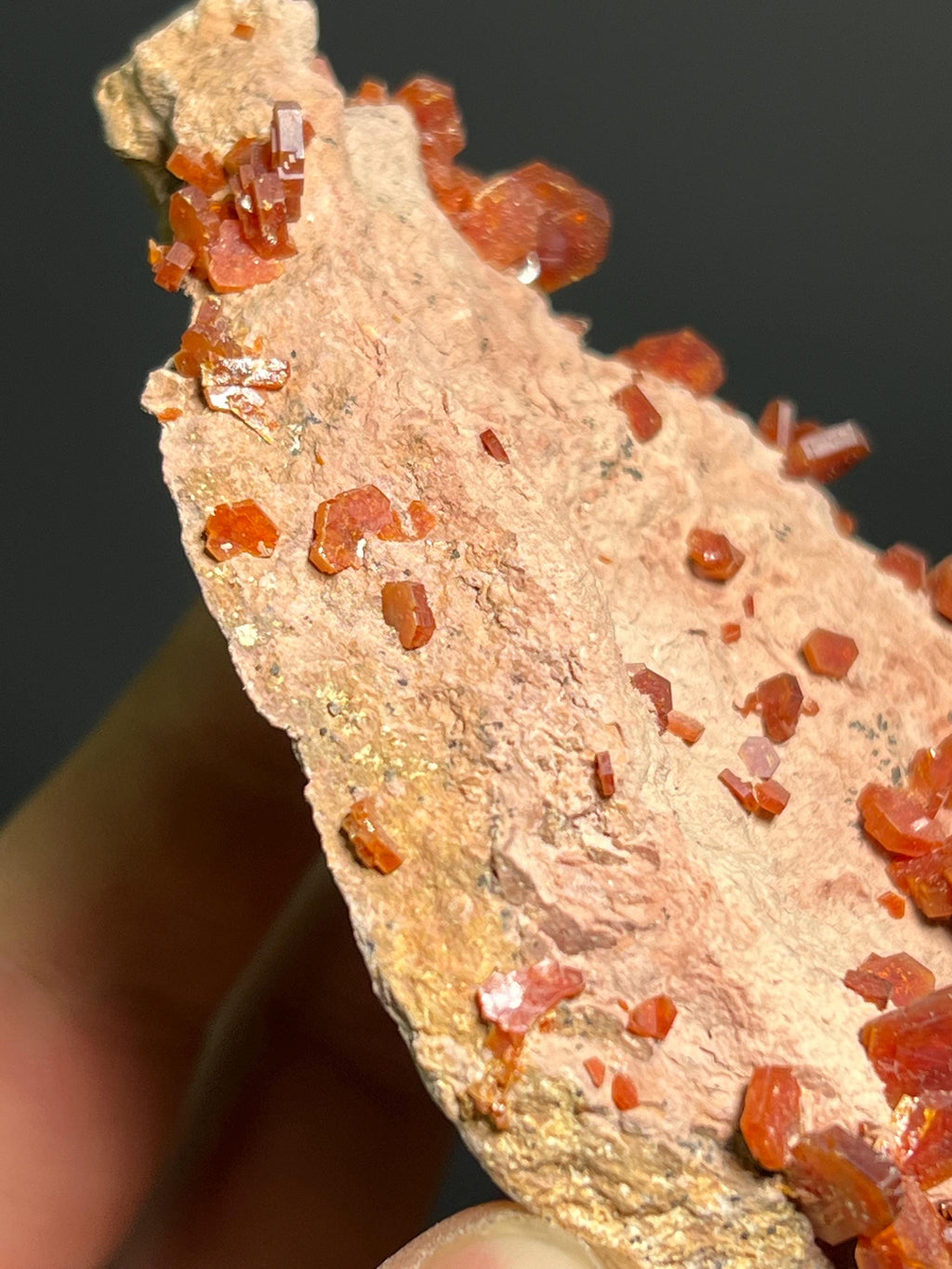 Vanadinite Specimen, 198gram - Crystal Gemstone AE 
