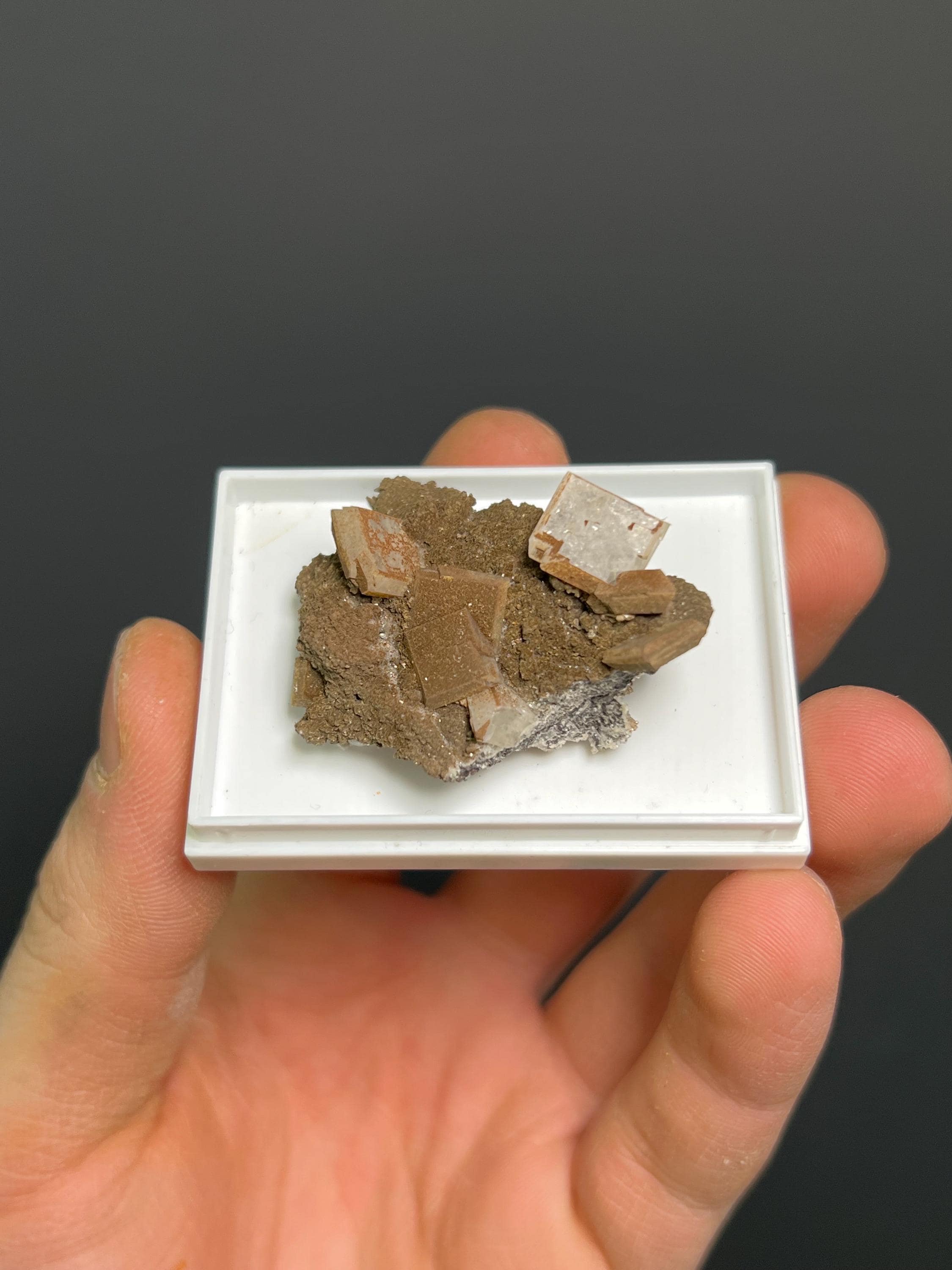 Mangano Apophyllite Specimen: Pink Crystals from South Africa - Crystal Gemstone AE 