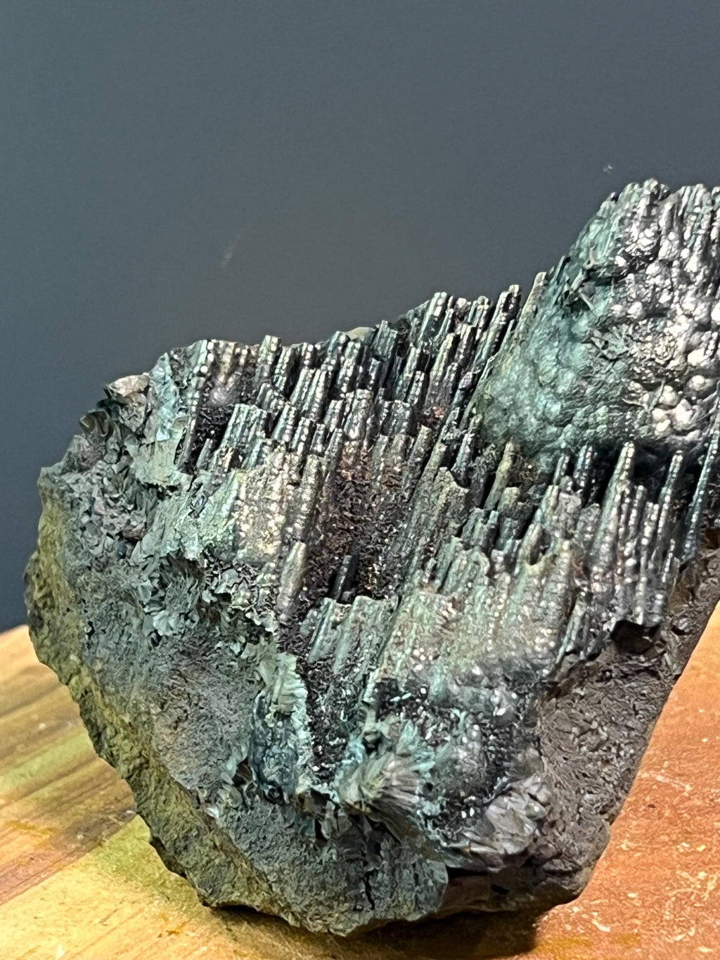 "Museum Grade" Golden Color Stalactite Goethite - Crystal Gemstone AE 