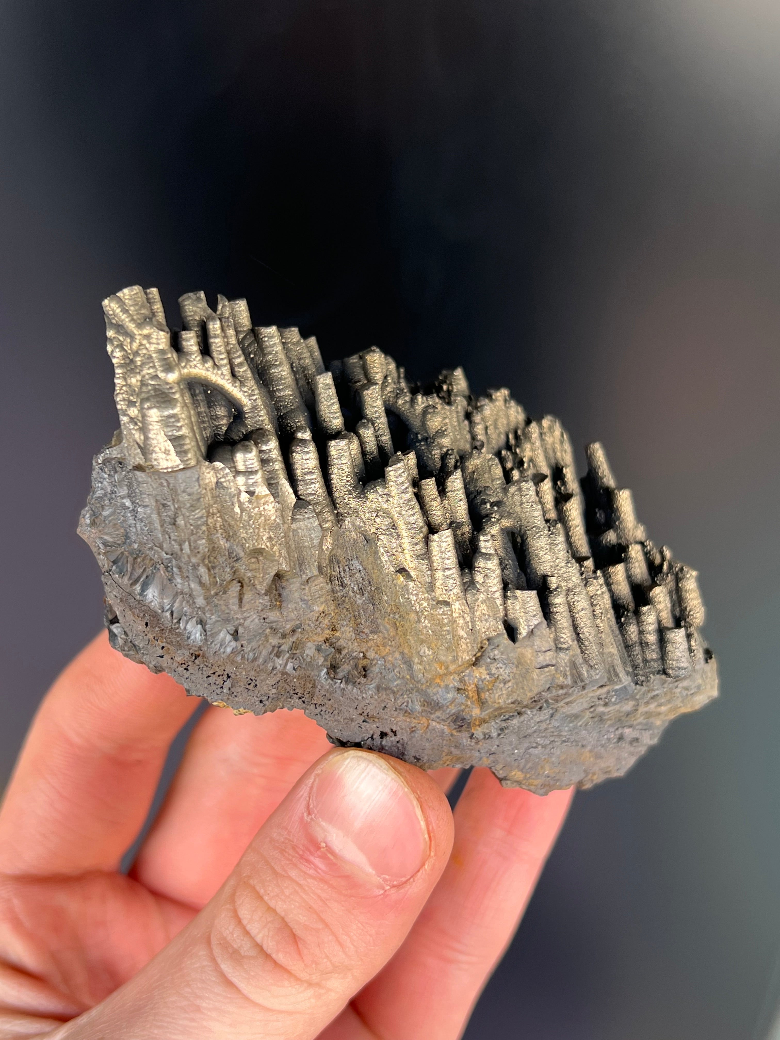 “Museum Grade” Golden Color Stalactite Goethite