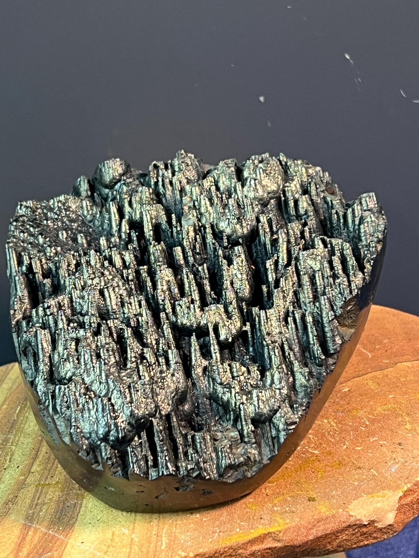 "Museum Grade" Golden Color Stalactite Goethite - Crystal Gemstone AE 