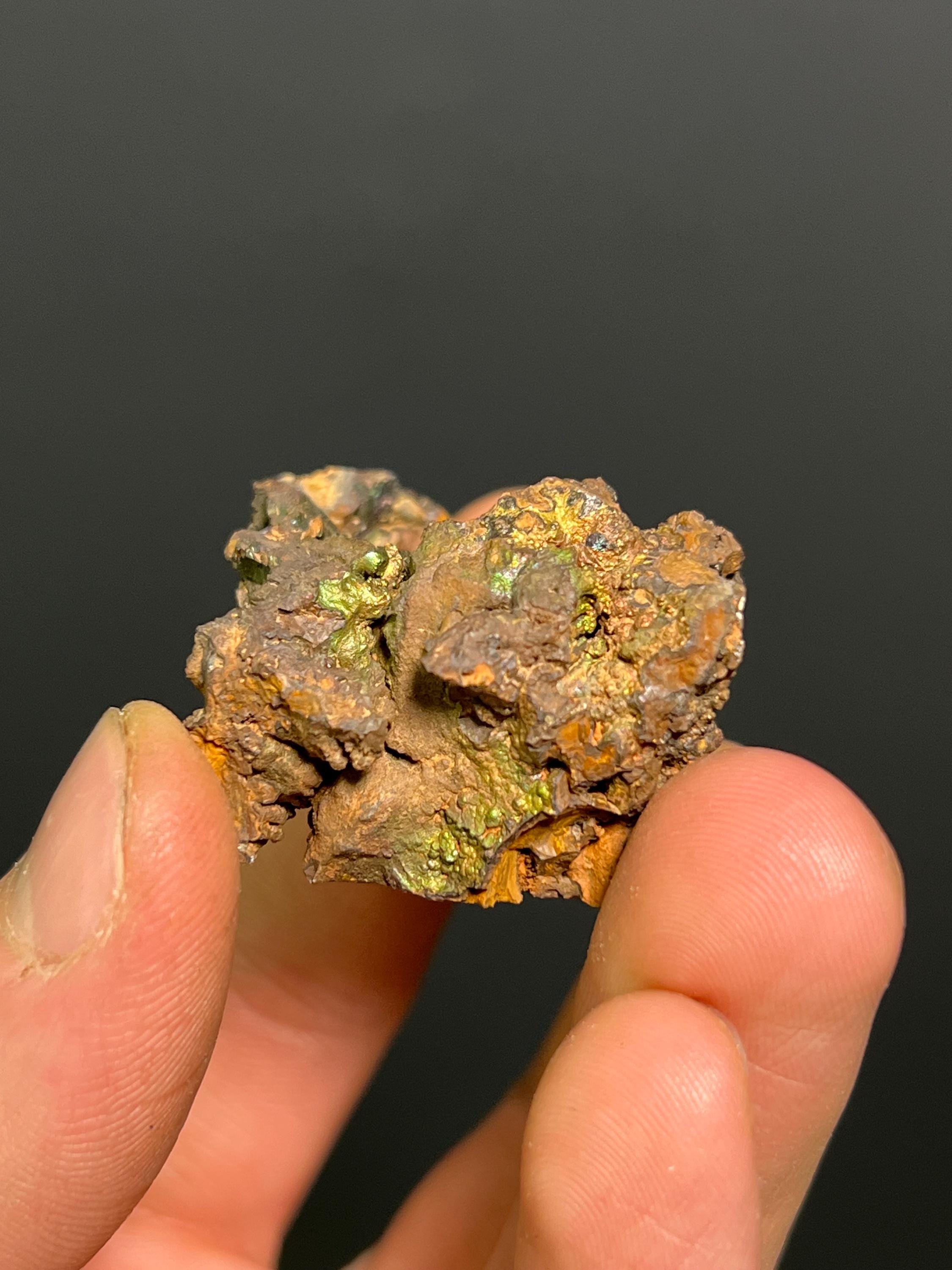 Iridescent Goethite - Turkey - Crystal Gemstone AE 