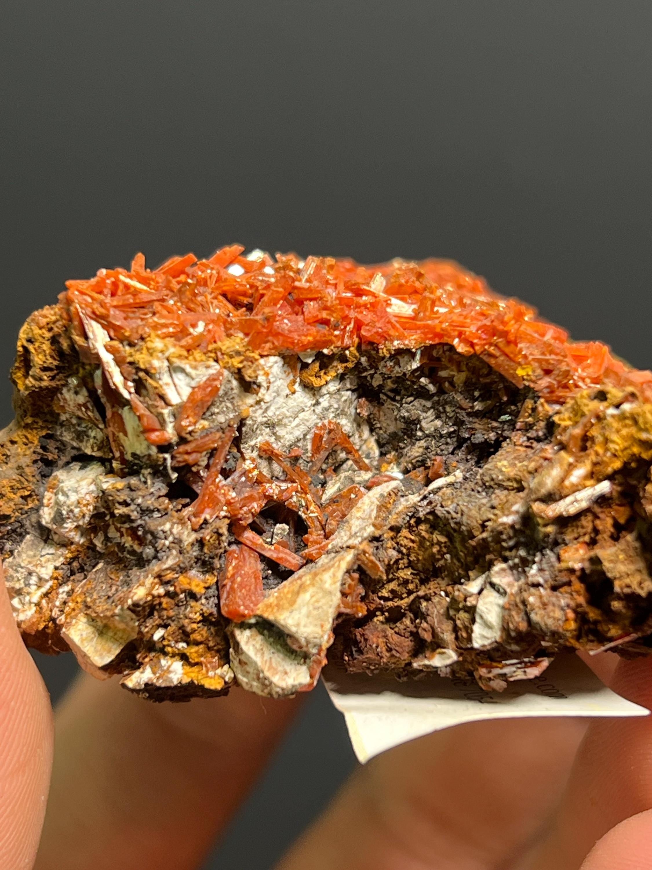 Crocoite Specimen, 64gram - Crystal Gemstone AE 