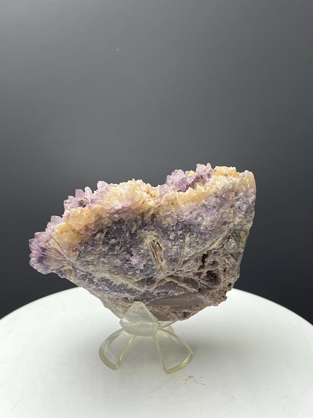 Flower Amethyst Crystals On Matrix - Crystal Gemstone AE 