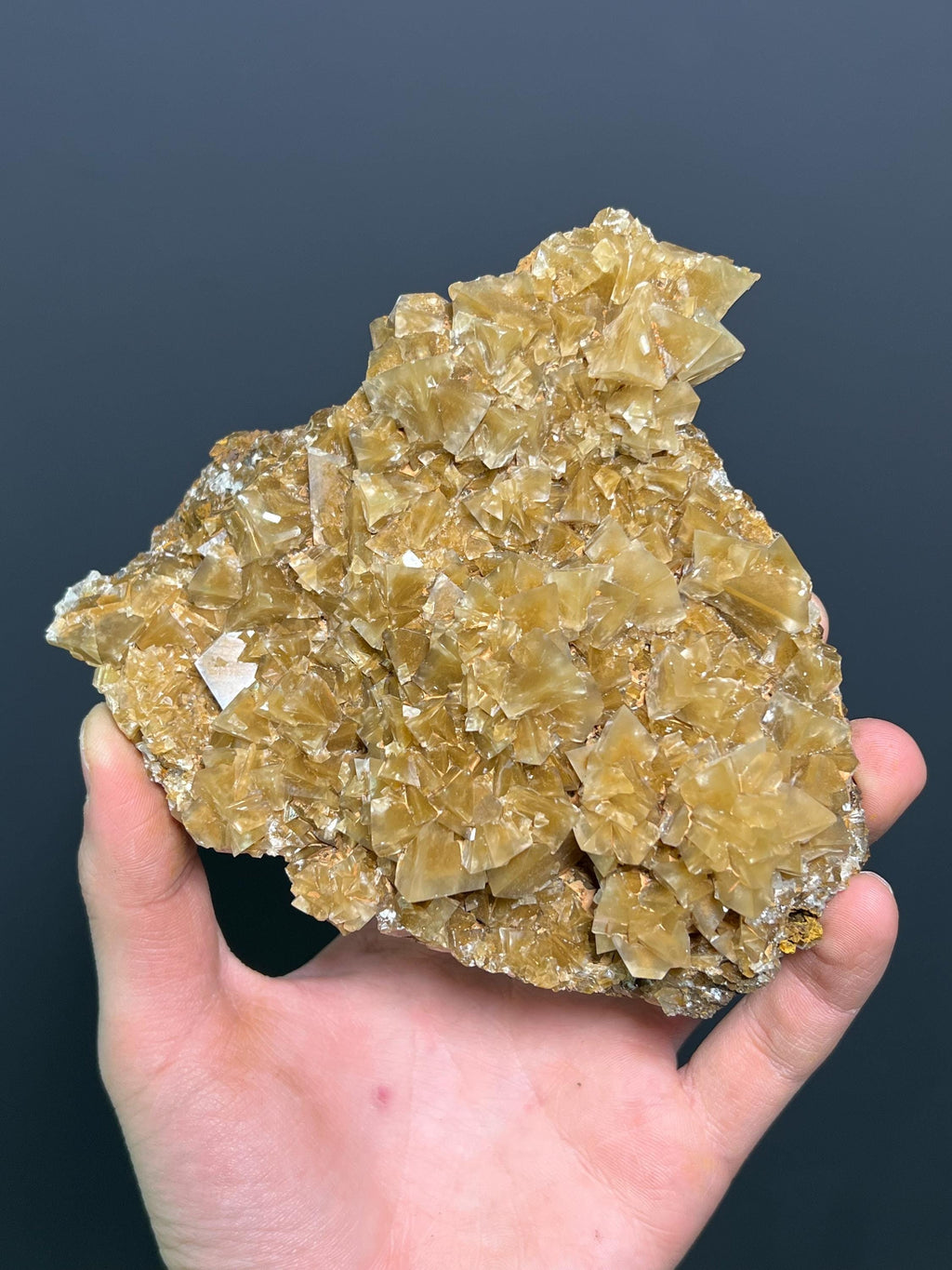 Special Formation Crystal Calcite Specimen, 568gram - Crystal Gemstone AE 