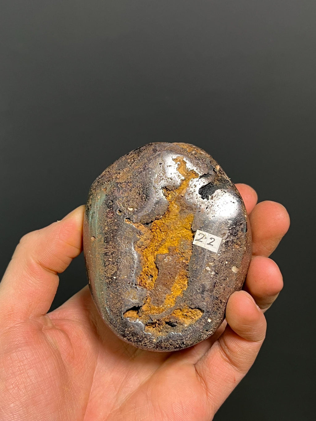 Polished Natural Goethite Specimen, 380gram - Crystal Gemstone AE 