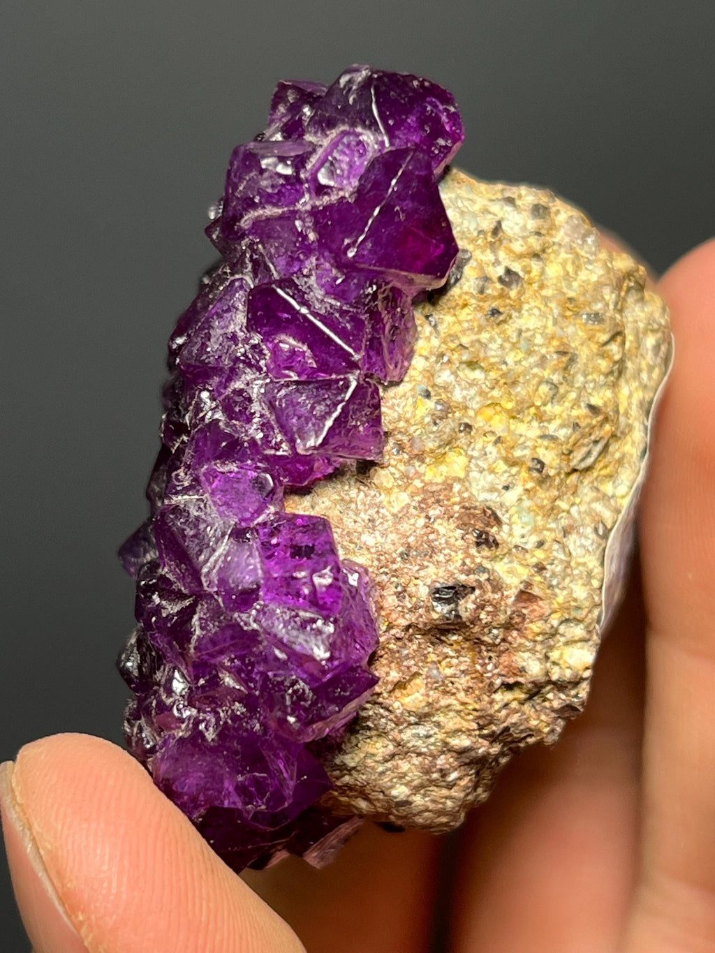 Picromerite (Schoenite) Cyanochroite On Matrix, 76gram - Crystal Gemstone AE 