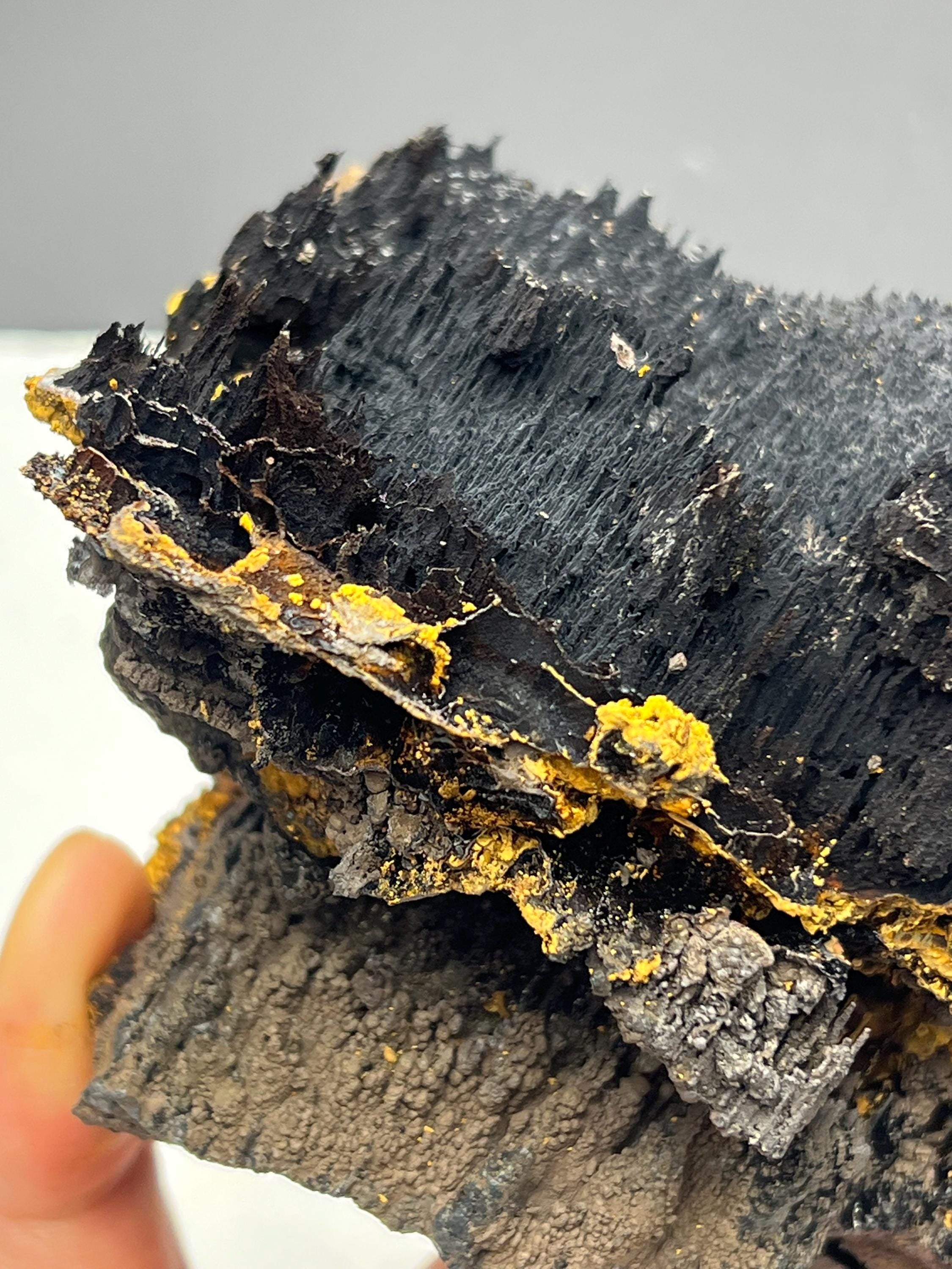 Museum quality, Limonite With Velvet Function Stalactite Goethite, From Turkey, Special Collection Piece - Crystal Gemstone AE 