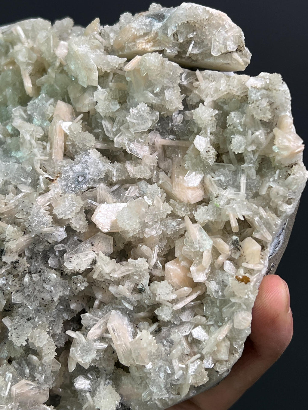 Apophyllite With Stilbite - Crystal Gemstone AE 