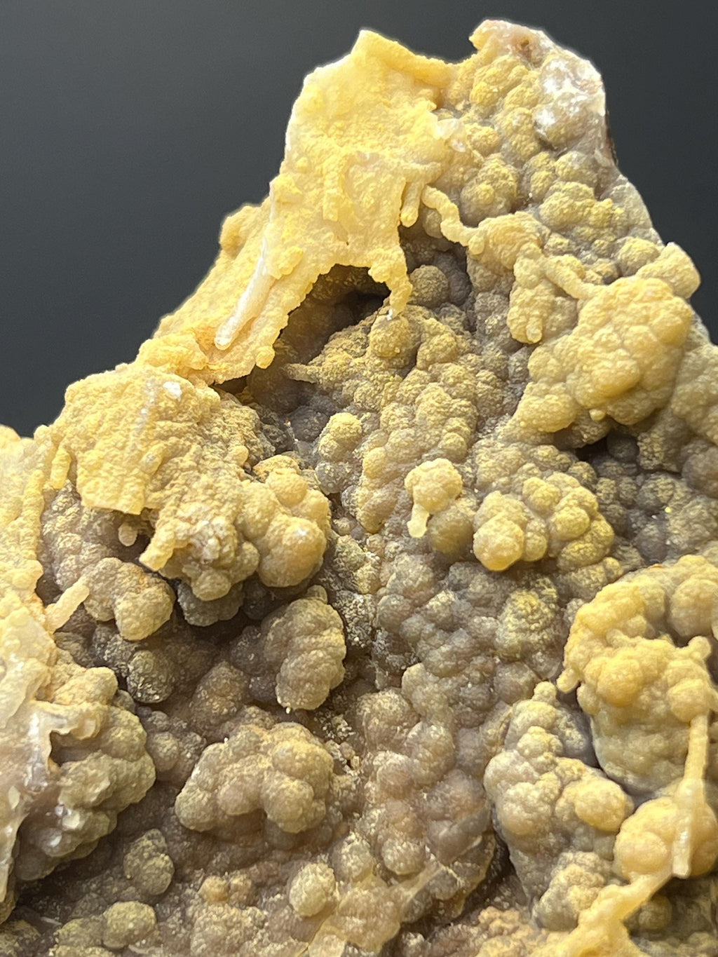 Botryoidal And Small Stalactite Formation Chalcedony Specimen - Crystal Gemstone AE 