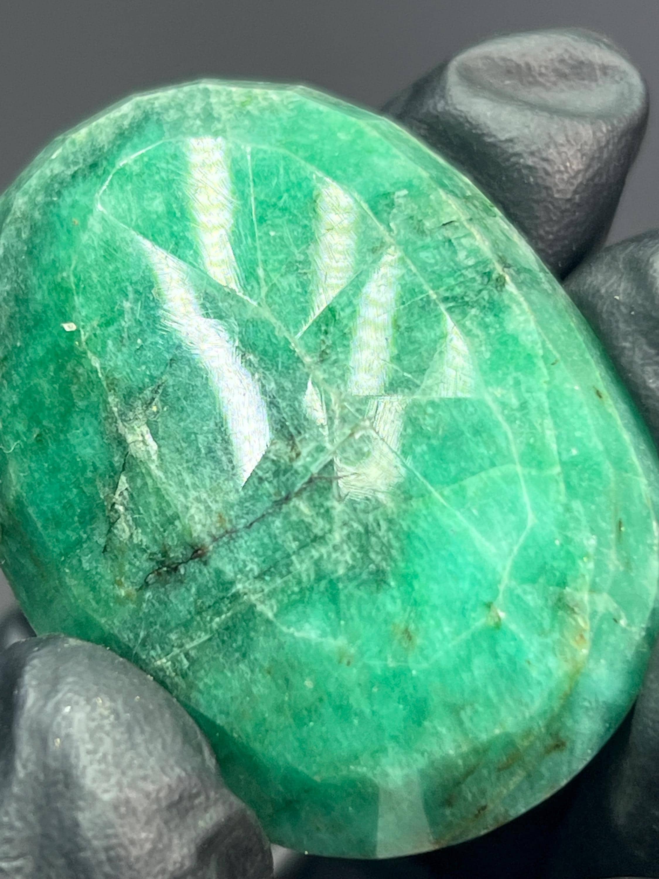 Polished Emerald Specimen - Crystal Gemstone AE 