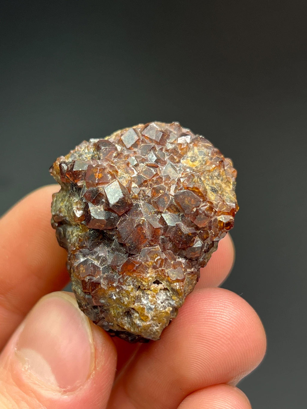 Spessartine Garnet Specimen - Crystal Gemstone AE 