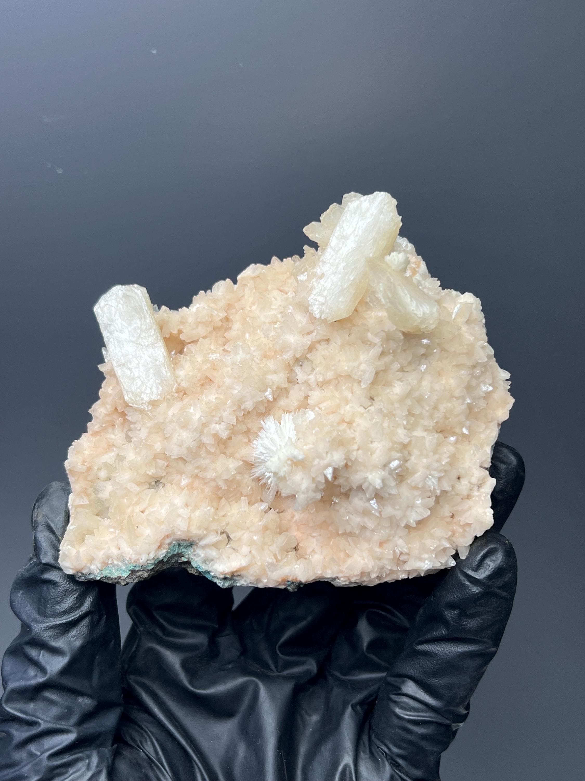 Heulandite, Laumontite&Stilbite - Crystal Gemstone AE 
