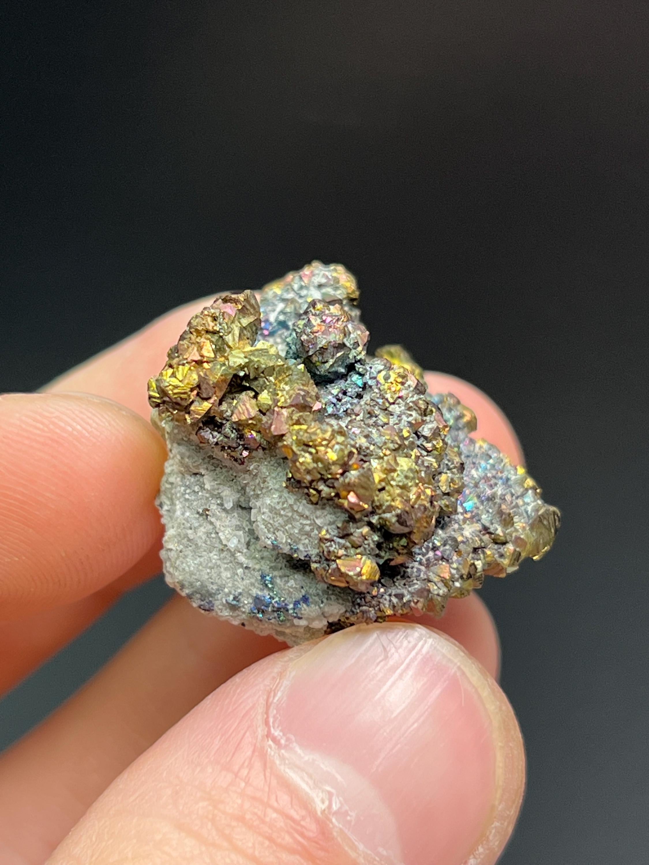 Specific Chalcopyrite Specimen - Crystal Gemstone AE 
