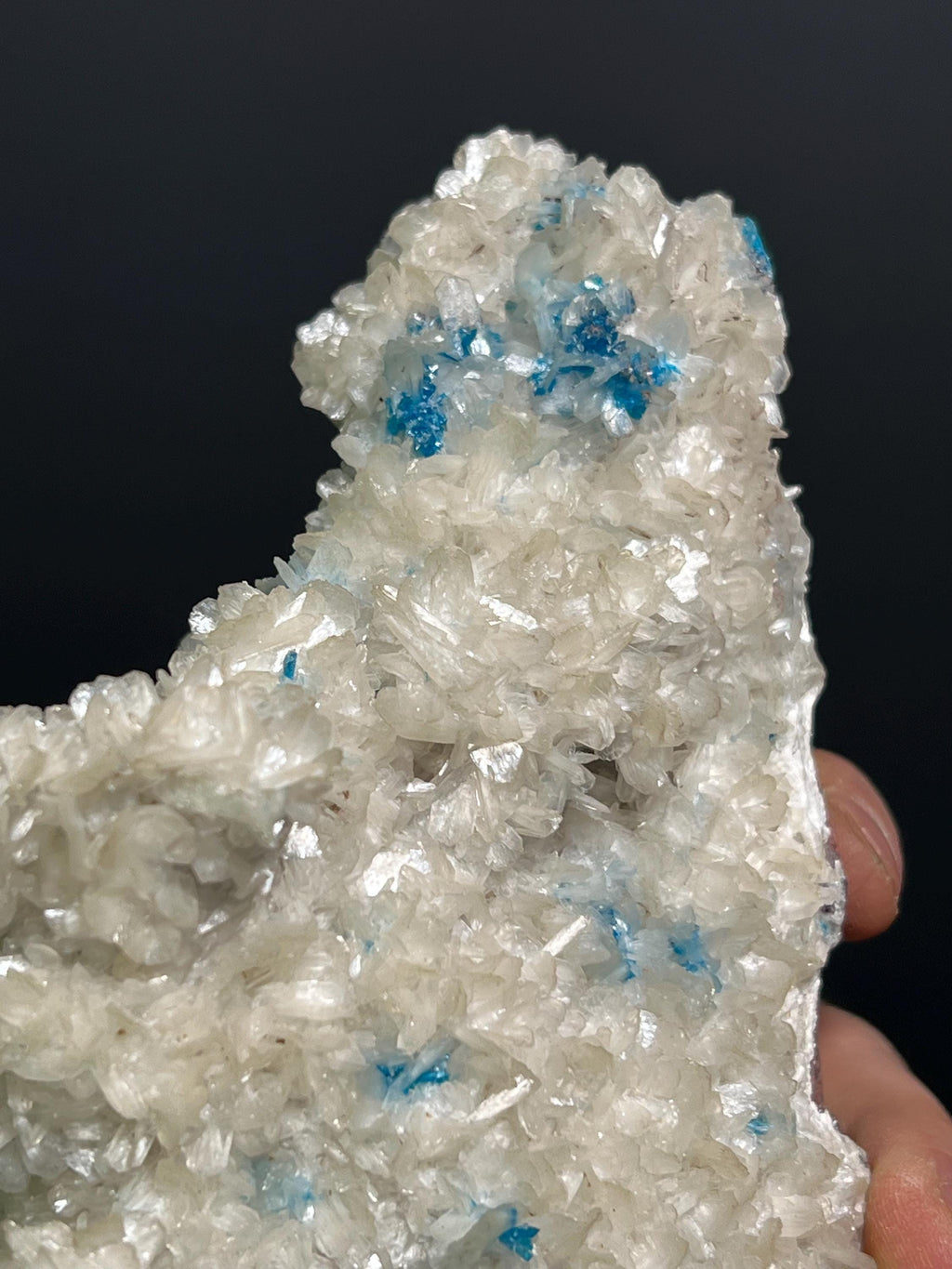 Museum Grade, Cavansite On Stilbite Specimen, 1,7kg - Crystal Gemstone AE 