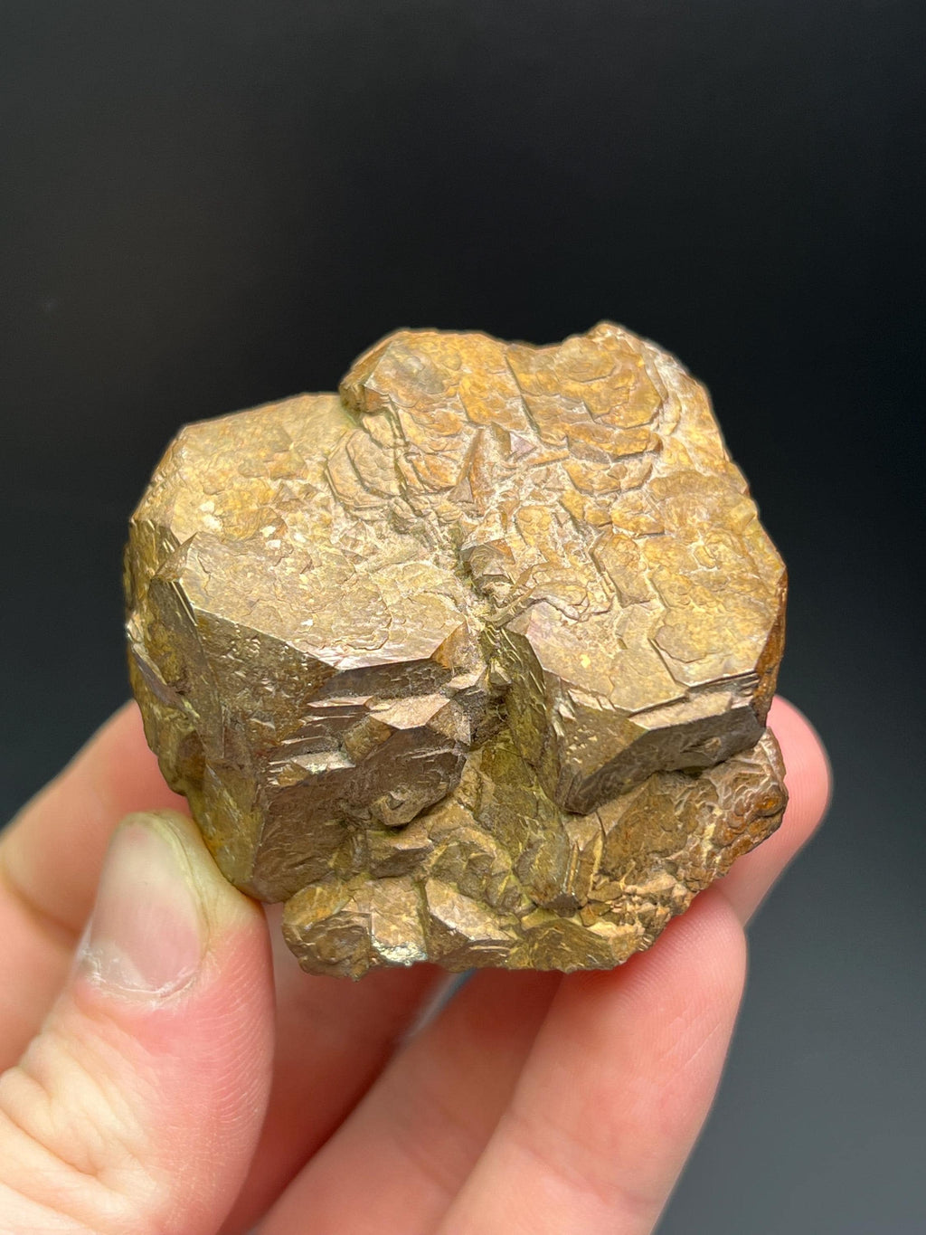Limonite Pseudomorph After Pyrite - Crystal Gemstone AE 