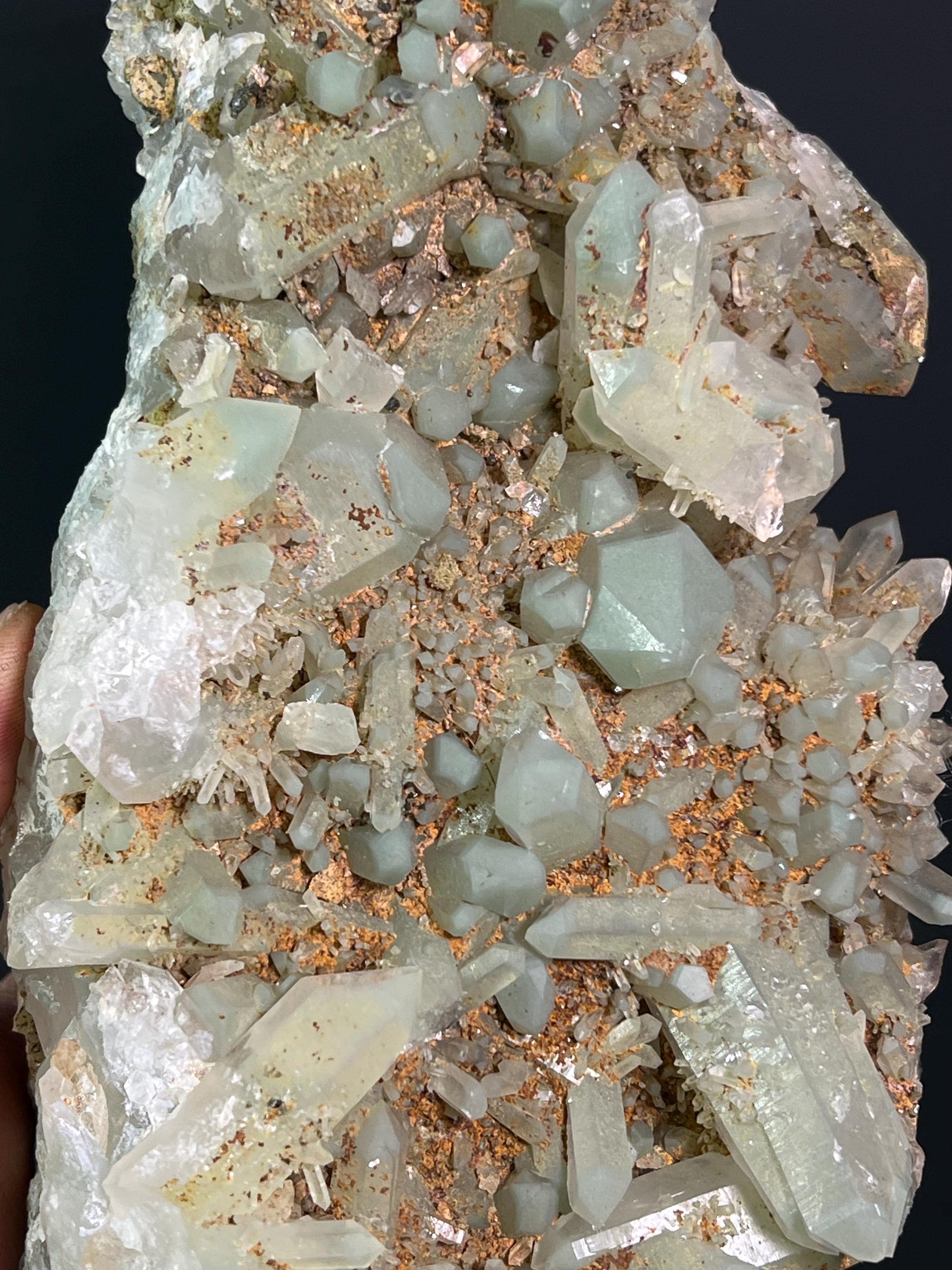Chlorite Crystal Quartz - Crystal Gemstone AE 
