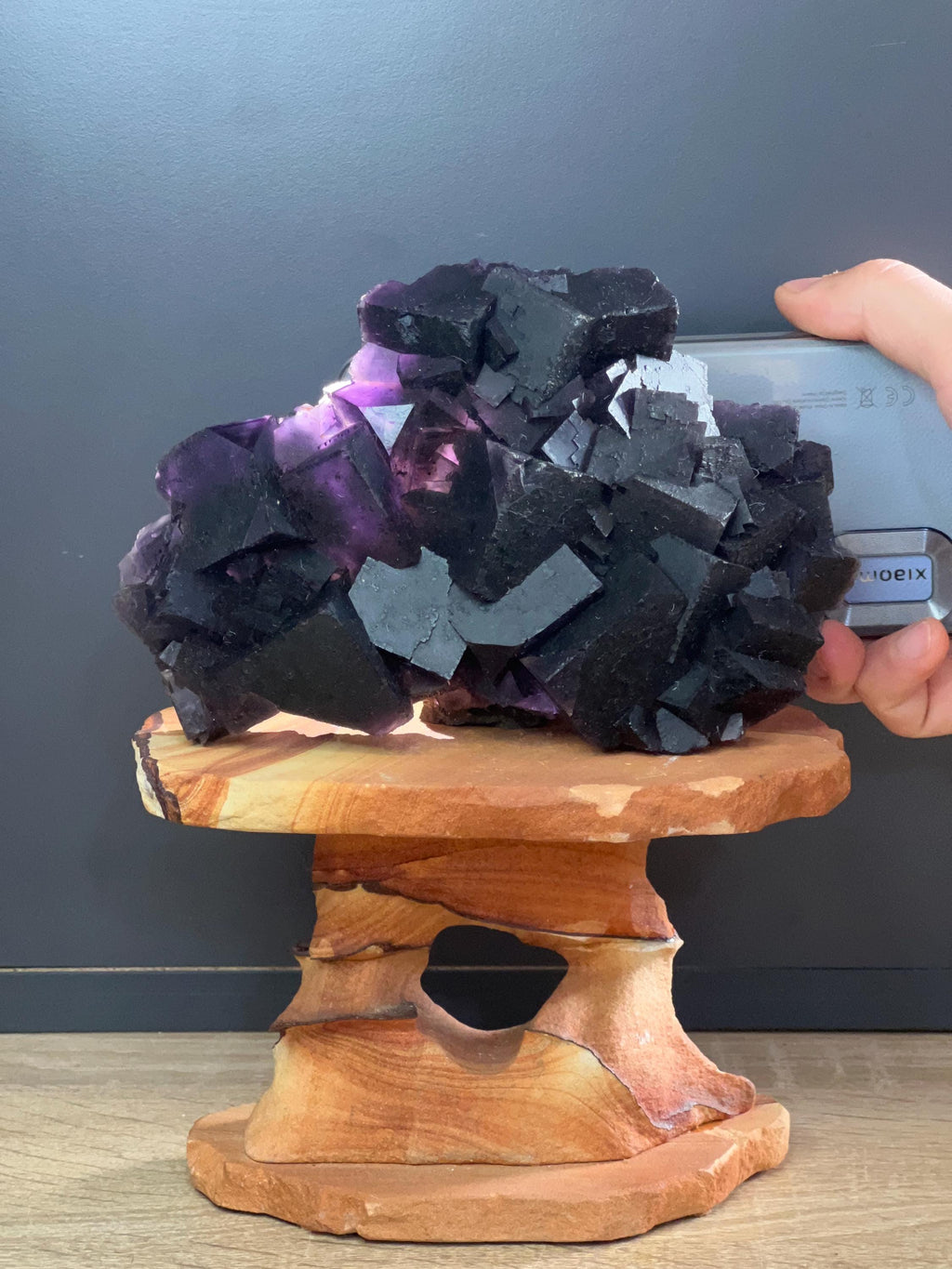 Very Special Piece! Light Permeable Fluorite Specimen From China - Crystal Gemstone AE 