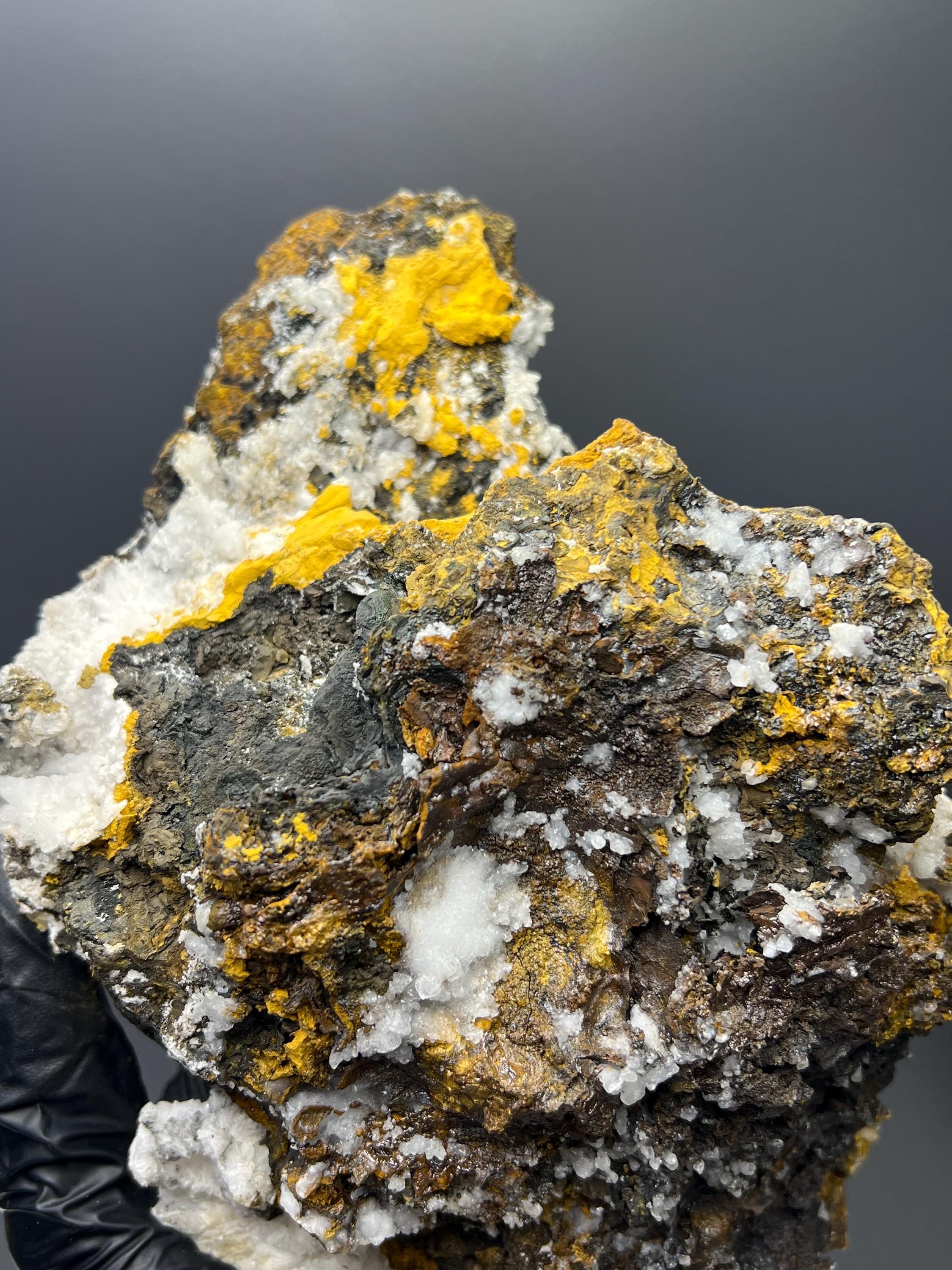 White Snow Crystal Calcite Specimen - Crystal Gemstone AE 