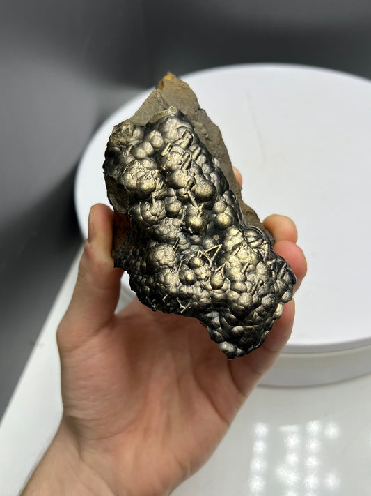 Museum Quality! Golden Color Botryoidal And Stalactite Hematite🔥