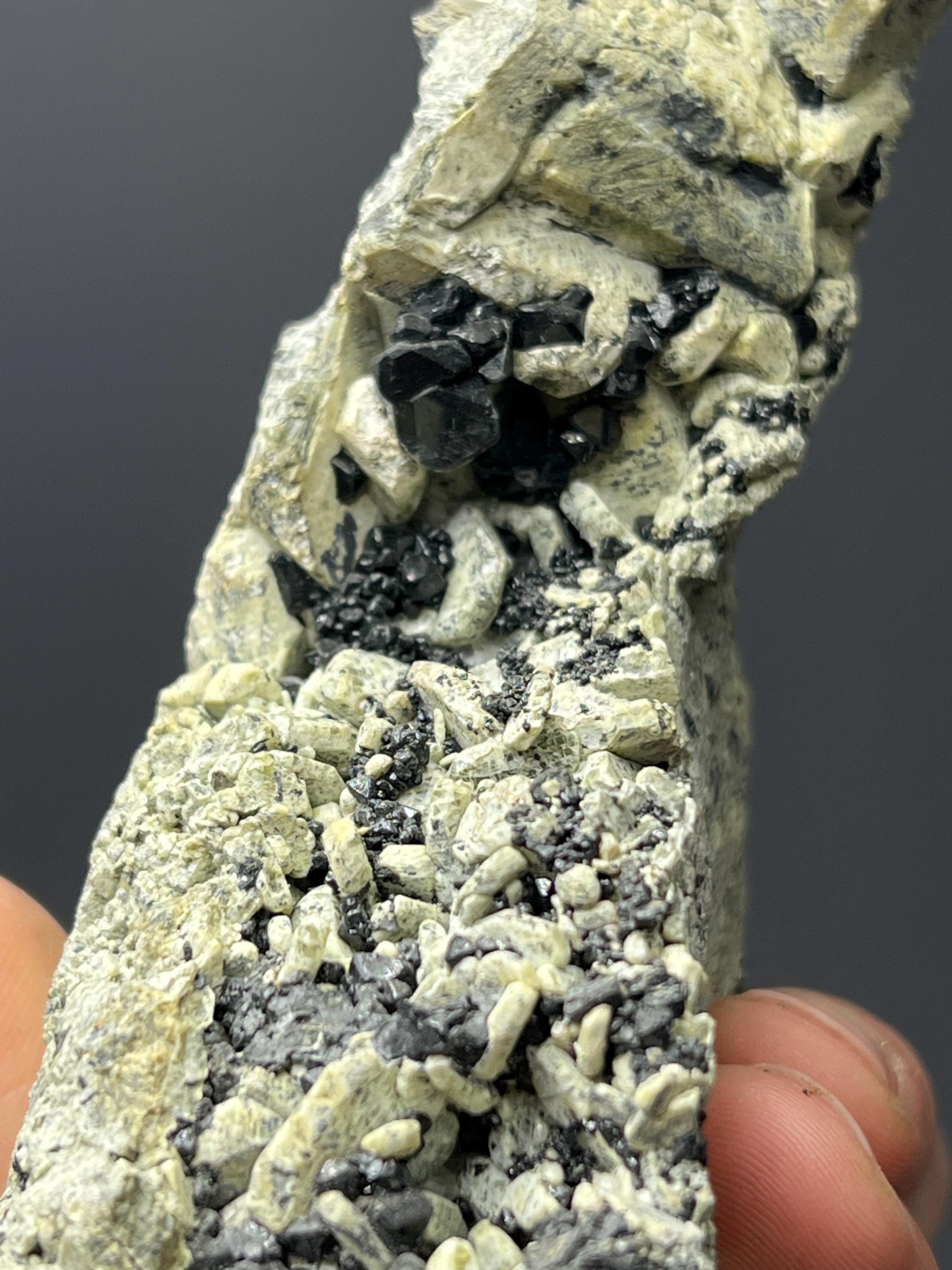 Foresterite And Spinel Specimen - Crystal Gemstone AE 