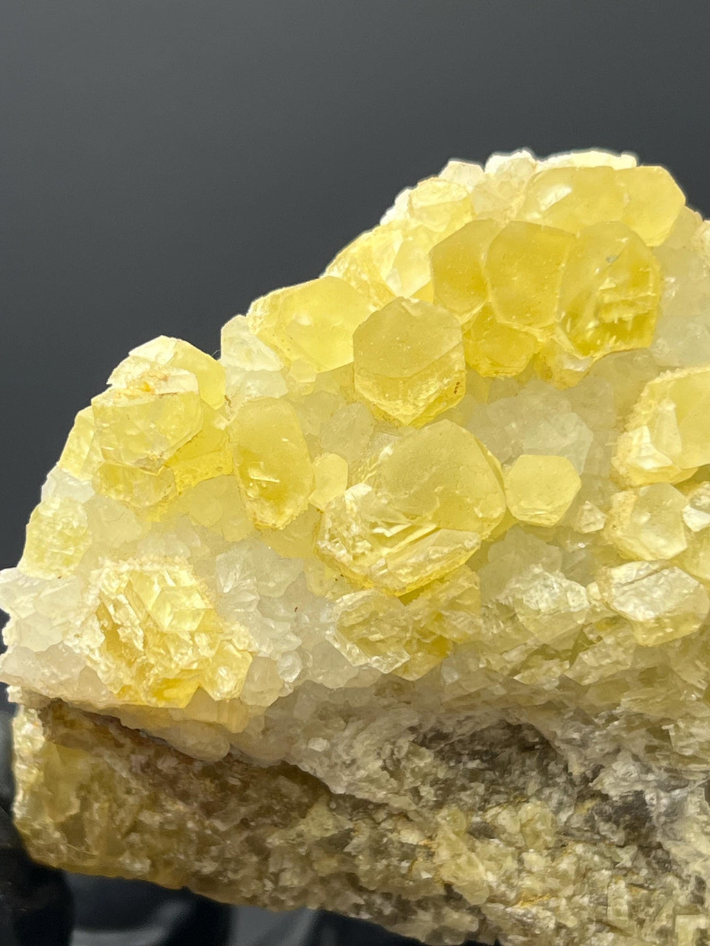 Special Yellow Crystal Calcite - Crystal Gemstone AE 
