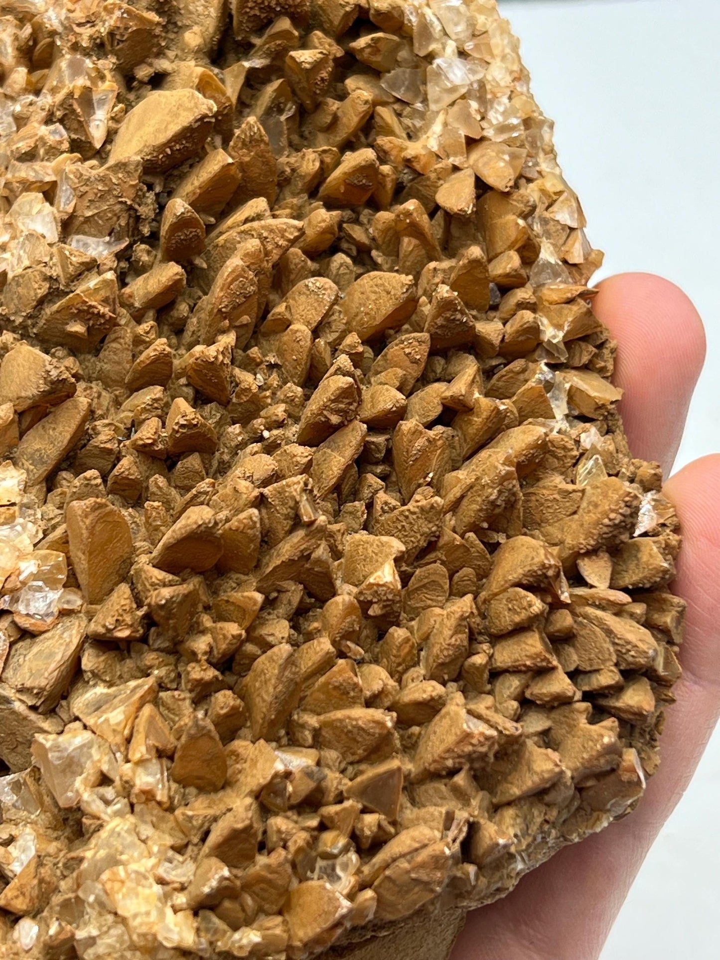 Large Size, Orange Crystal Calcite, From Turkey