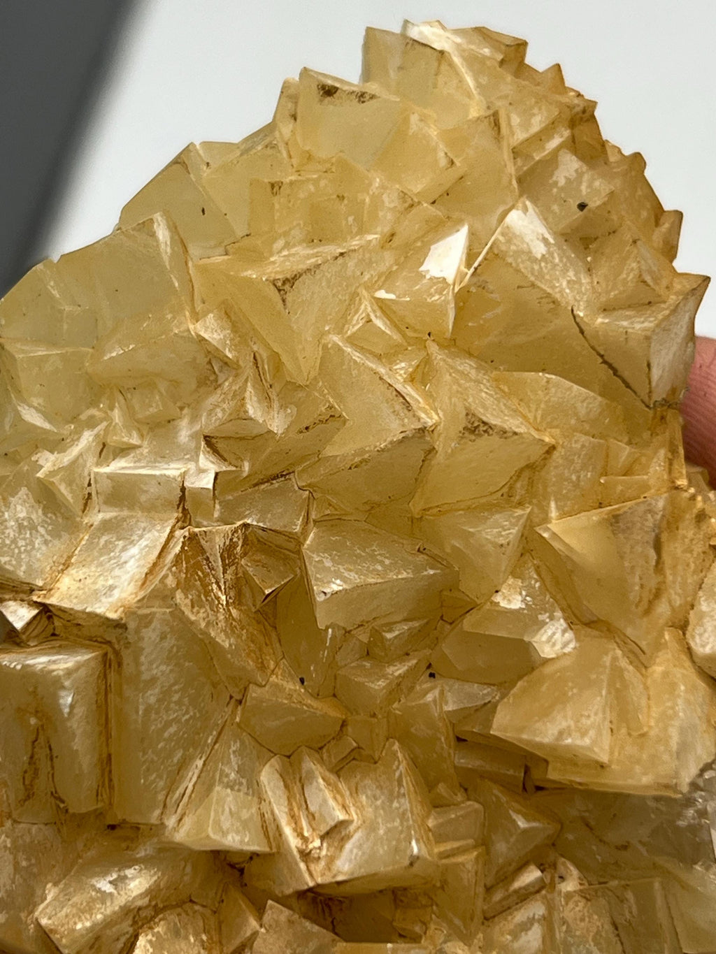 Orange Crystal Calcite Mineral, From Turkey - Crystal Gemstone AE 