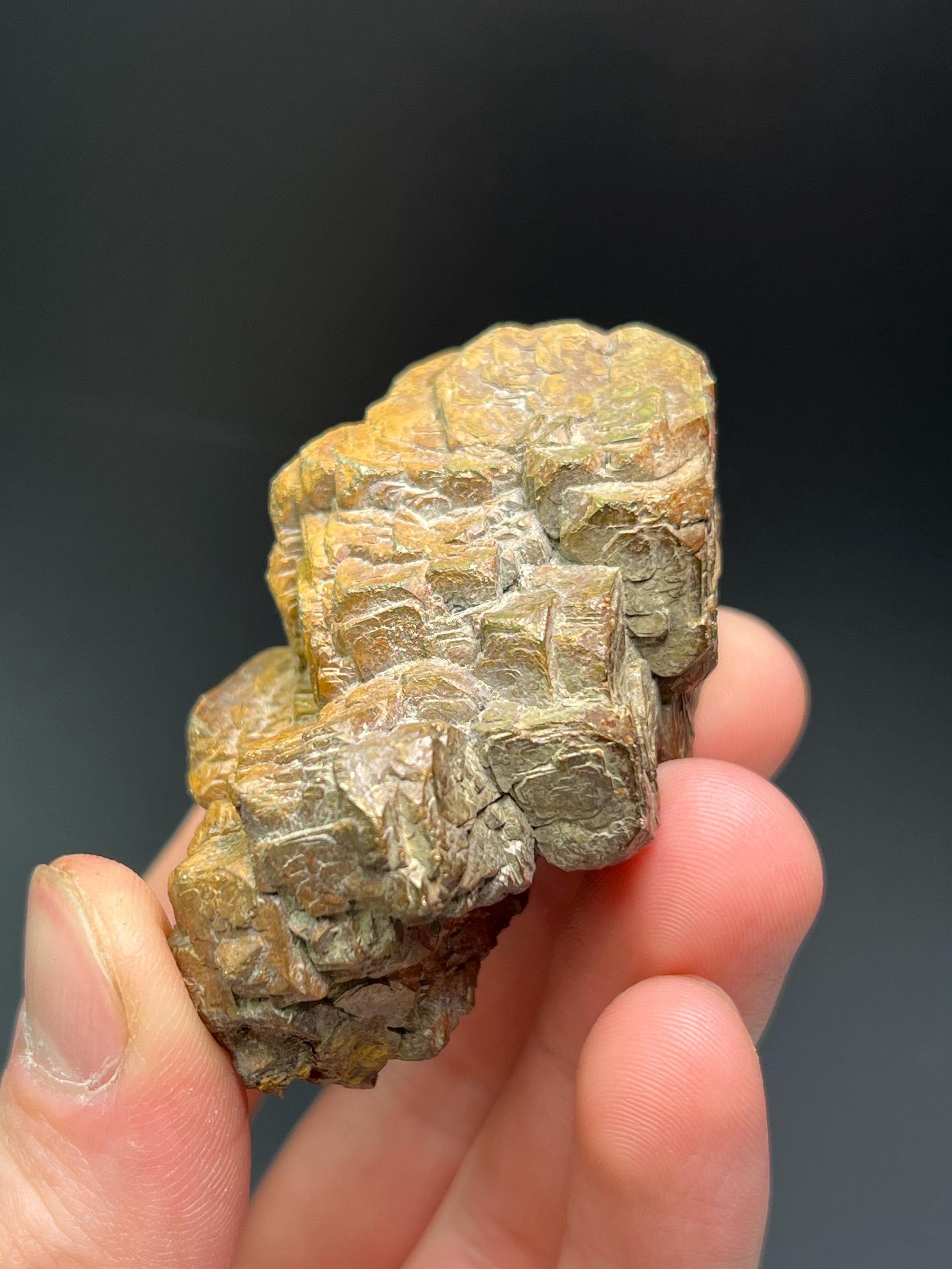 Limonite Pseudomorph After Pyrite - Crystal Gemstone AE 